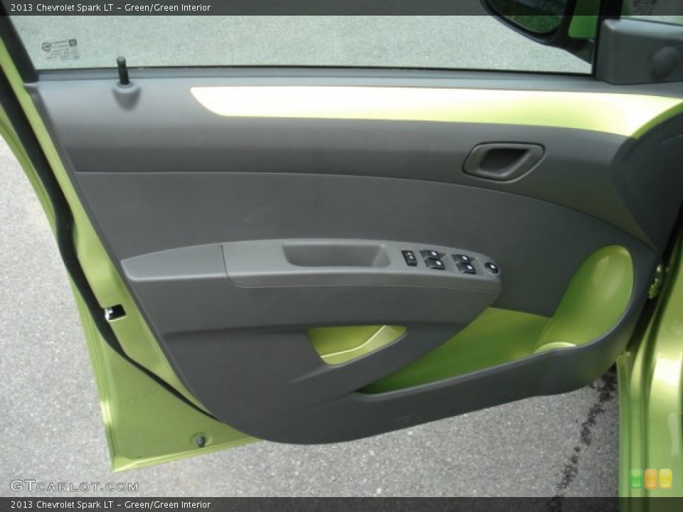 Green/Green Interior Door Panel for the 2013 Chevrolet Spark LT #69951531