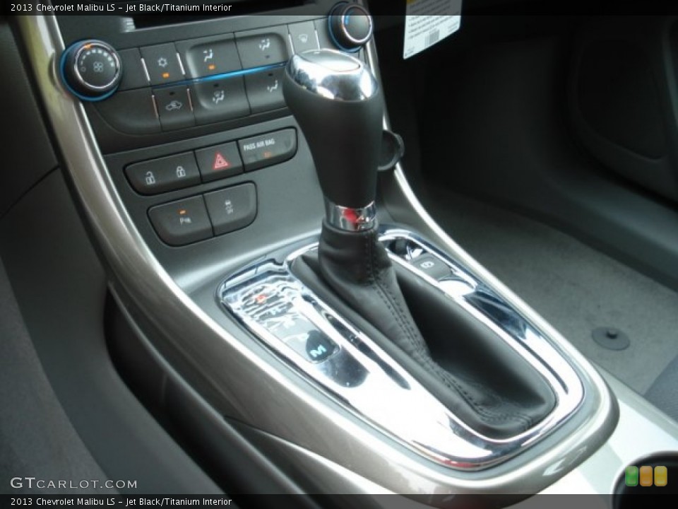 Jet Black/Titanium Interior Transmission for the 2013 Chevrolet Malibu LS #69952253