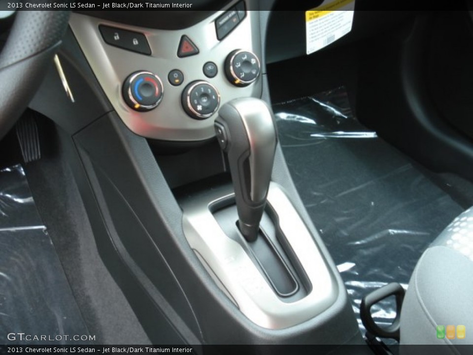 Jet Black/Dark Titanium Interior Transmission for the 2013 Chevrolet Sonic LS Sedan #69952414