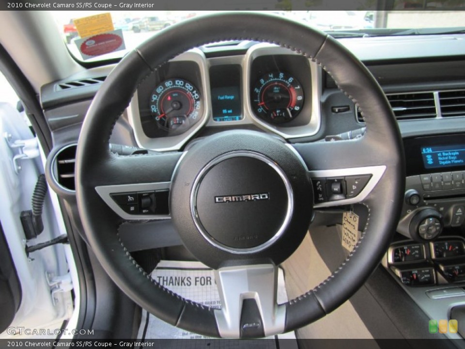 Gray Interior Steering Wheel for the 2010 Chevrolet Camaro SS/RS Coupe #69953842