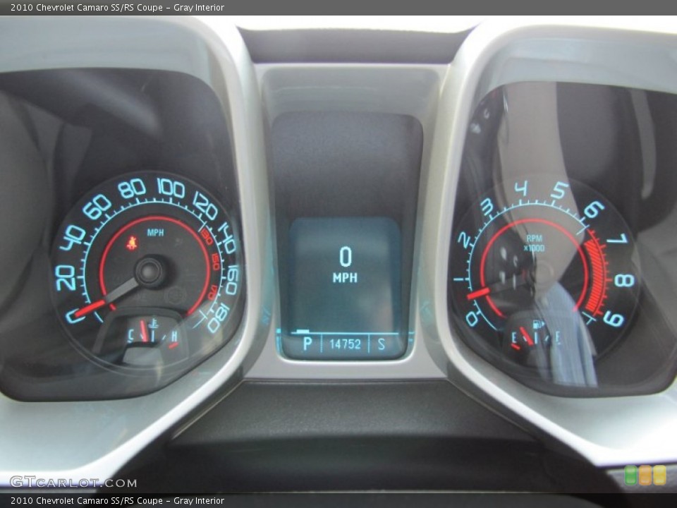 Gray Interior Gauges for the 2010 Chevrolet Camaro SS/RS Coupe #69953851