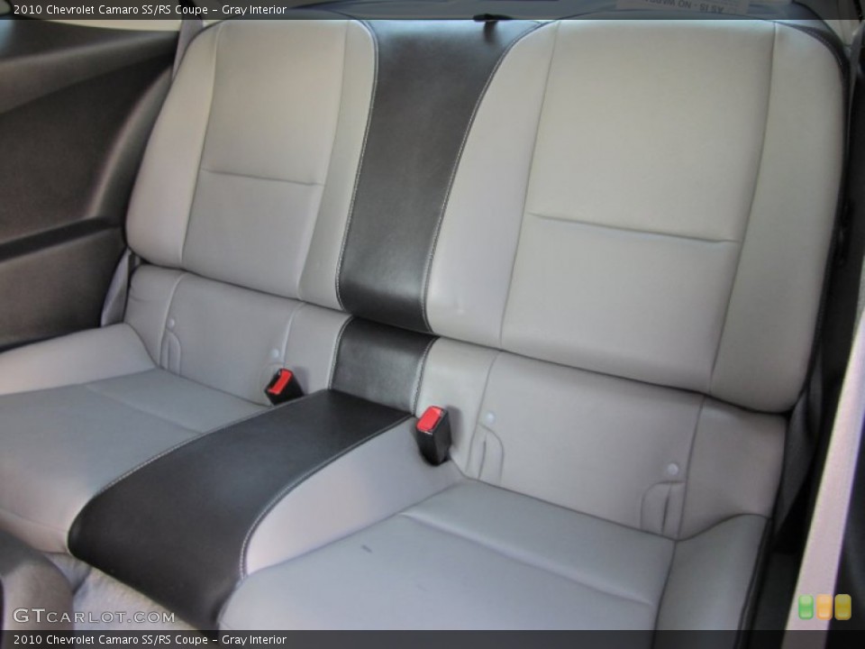 Gray Interior Rear Seat for the 2010 Chevrolet Camaro SS/RS Coupe #69954001