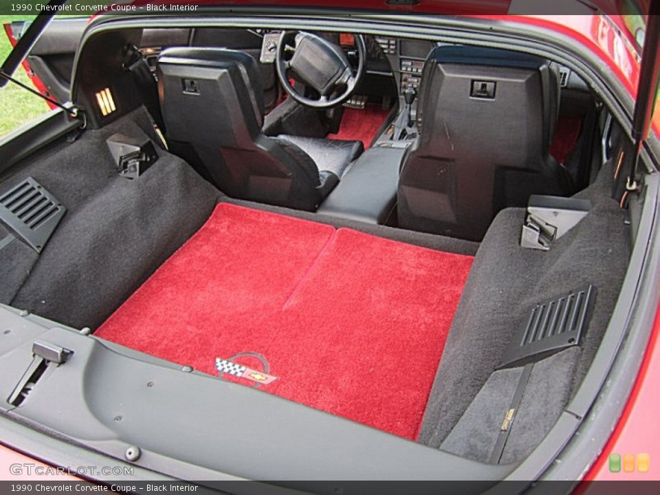 Black Interior Trunk for the 1990 Chevrolet Corvette Coupe #69954277