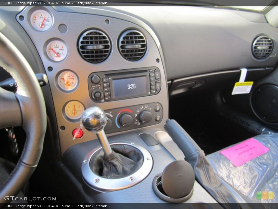 Black/Black Interior Dashboard for the 2008 Dodge Viper SRT-10 ACR Coupe #69954493