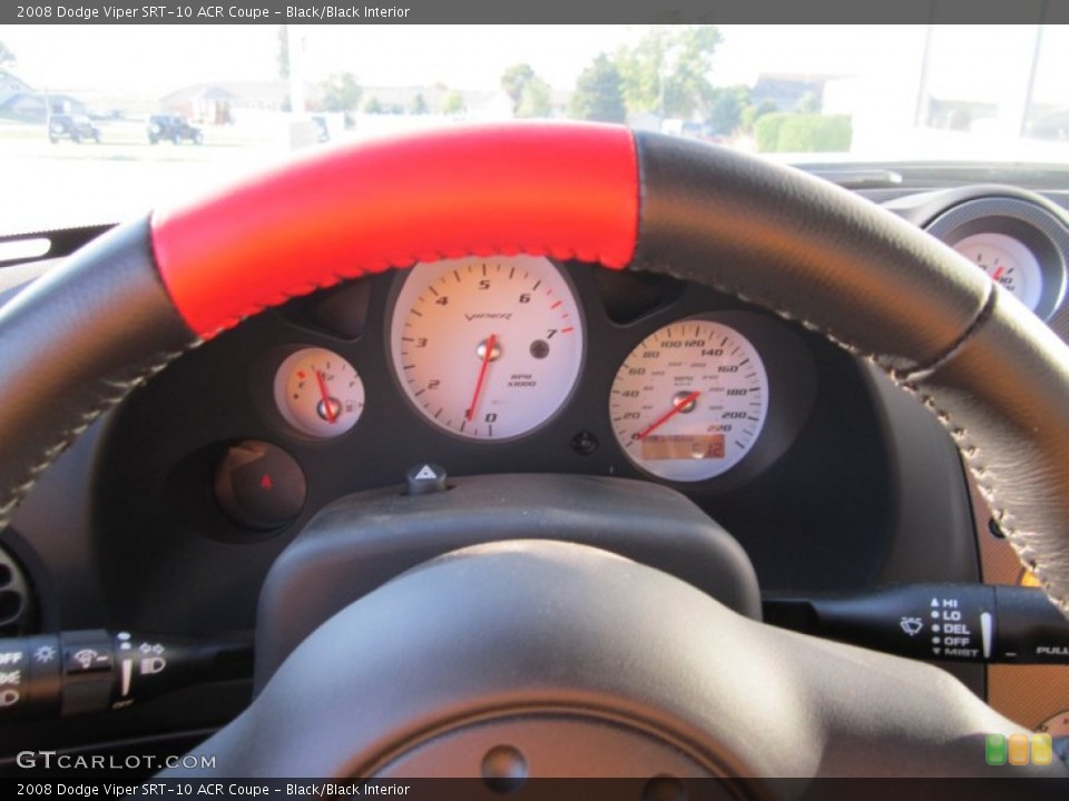 Black/Black Interior Gauges for the 2008 Dodge Viper SRT-10 ACR Coupe #69954604