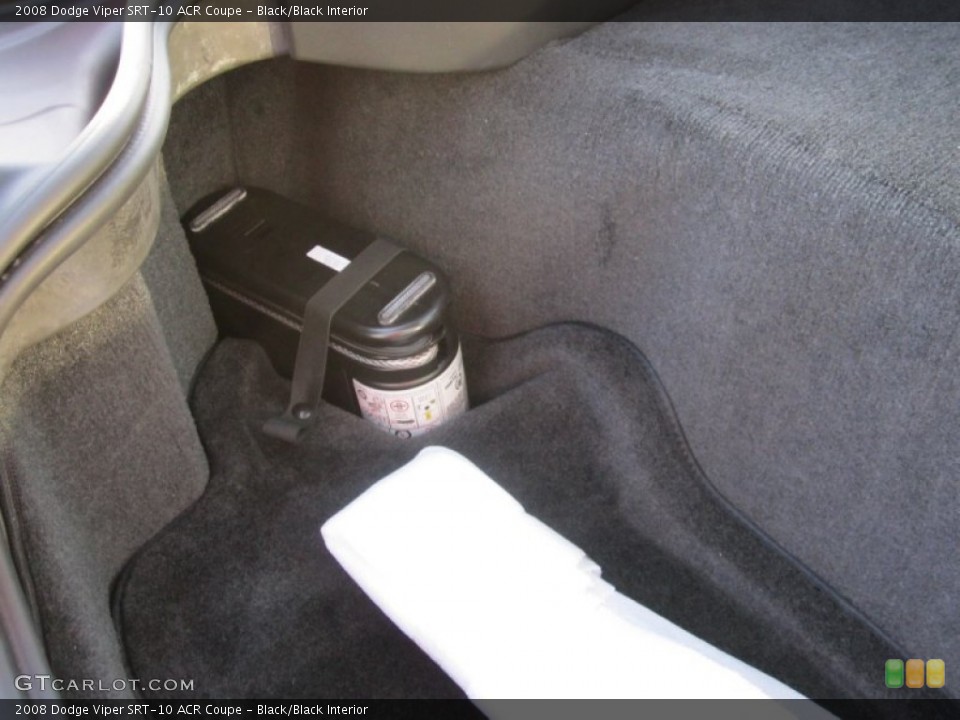 Black/Black Interior Trunk for the 2008 Dodge Viper SRT-10 ACR Coupe #69954942
