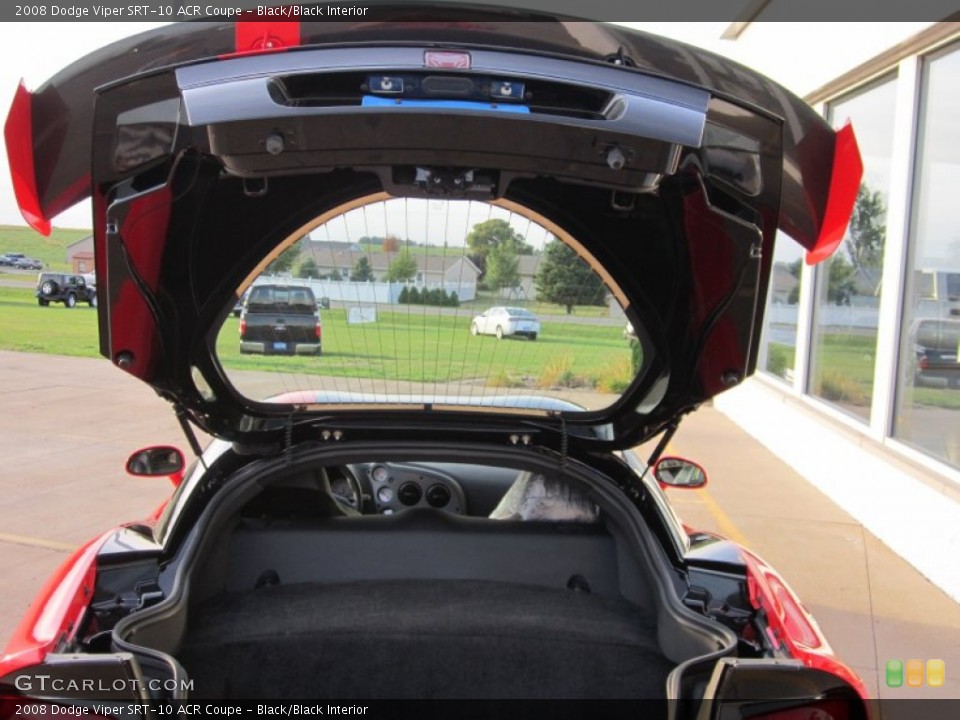 Black/Black Interior Trunk for the 2008 Dodge Viper SRT-10 ACR Coupe #69954970