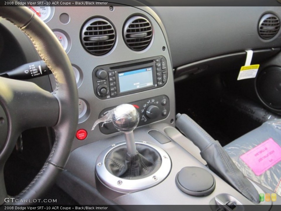 Black/Black Interior Transmission for the 2008 Dodge Viper SRT-10 ACR Coupe #69955009