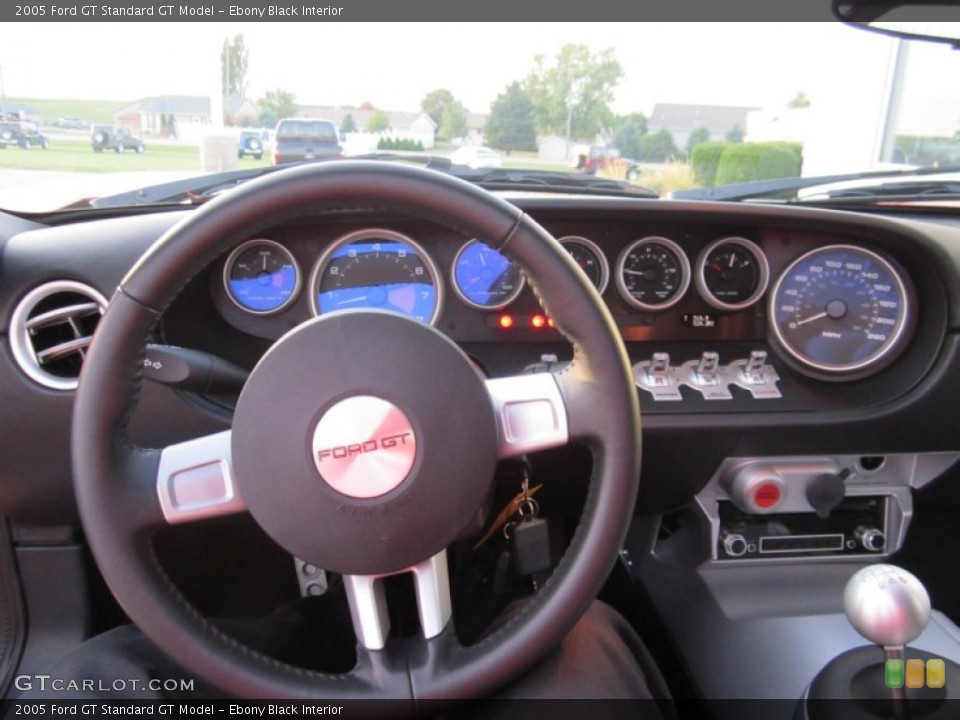 Ebony Black Interior Dashboard for the 2005 Ford GT  #69955128