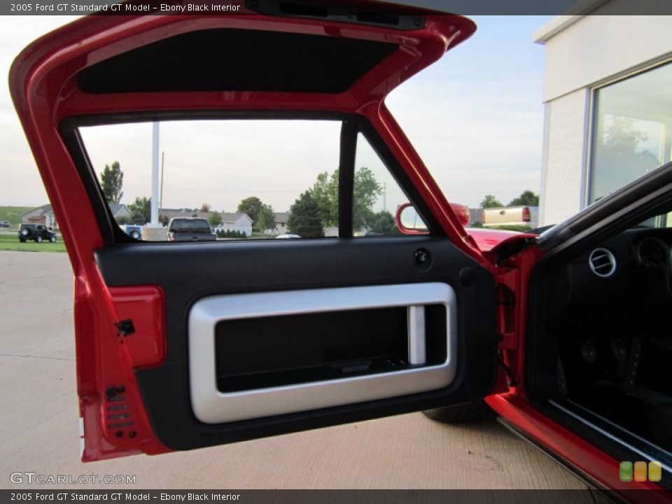 Ebony Black Interior Door Panel for the 2005 Ford GT  #69955237