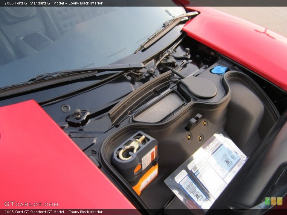 Ebony Black Interior Trunk for the 2005 Ford GT  #69955360