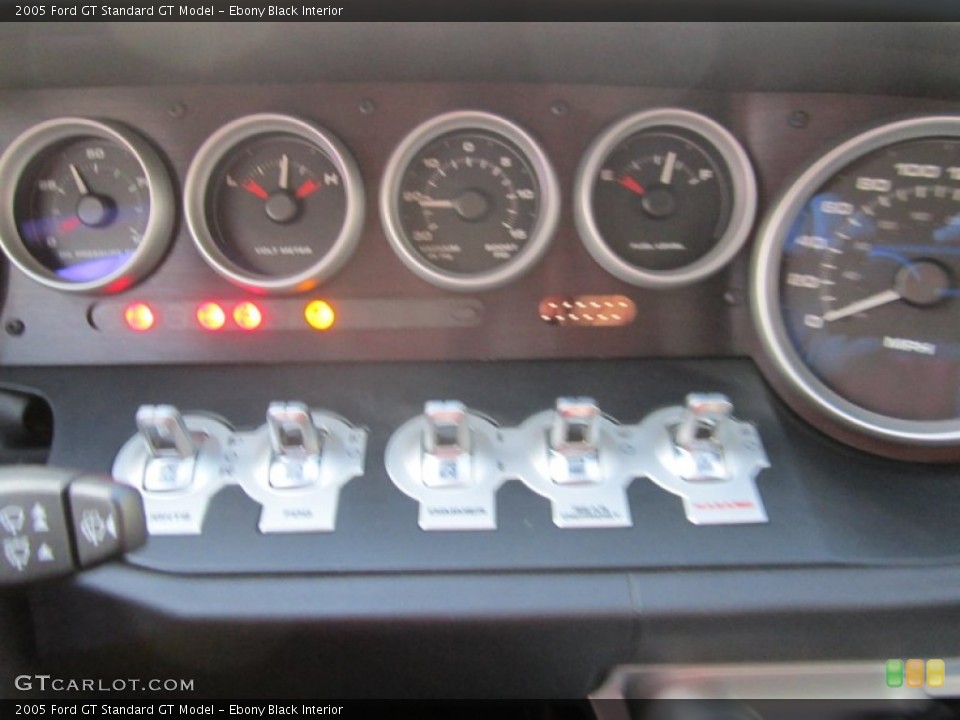Ebony Black Interior Gauges for the 2005 Ford GT  #69955456