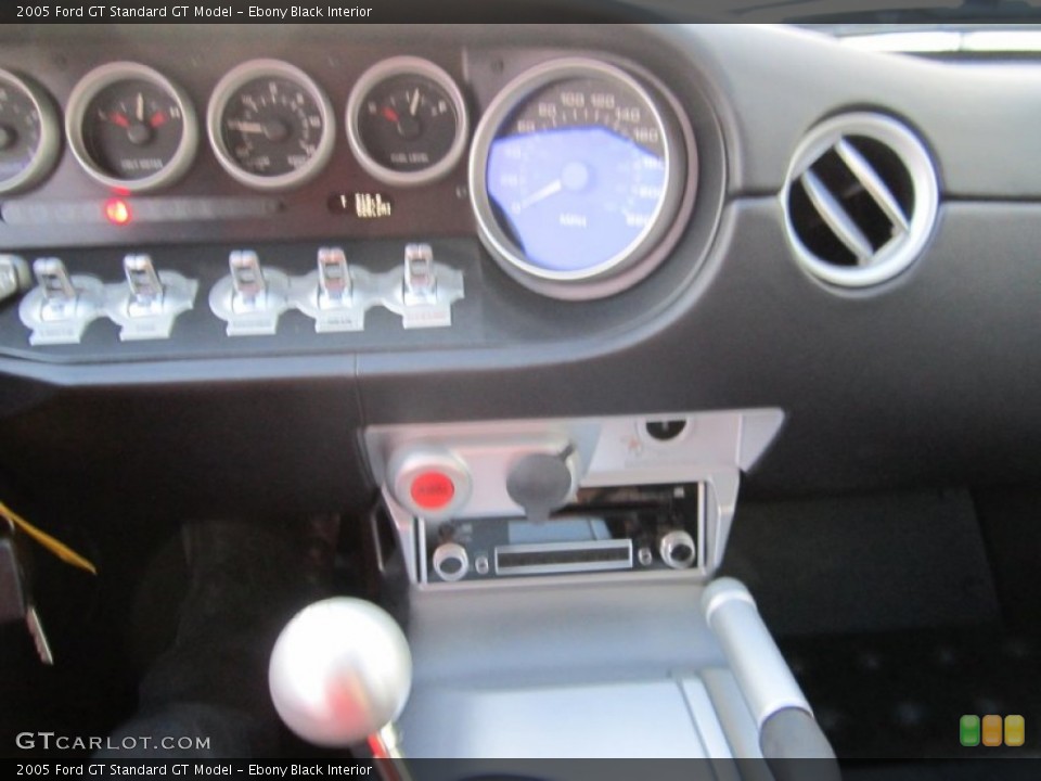 Ebony Black Interior Gauges for the 2005 Ford GT  #69955474