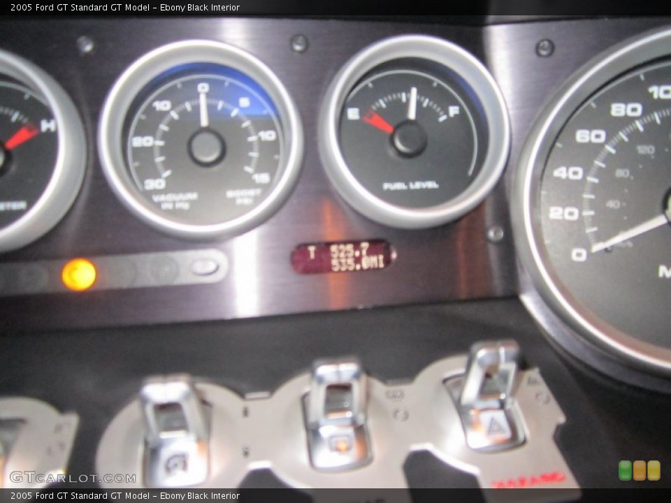 Ebony Black Interior Gauges for the 2005 Ford GT  #69955516