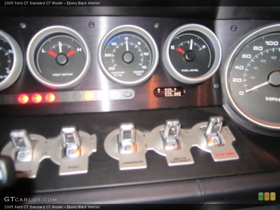 Ebony Black Interior Gauges for the 2005 Ford GT  #69955525