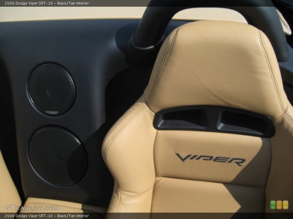 Black/Tan 2009 Dodge Viper Interiors