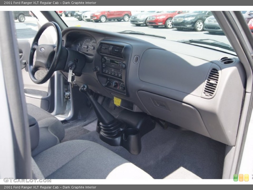 Dark Graphite Interior Dashboard for the 2001 Ford Ranger XLT Regular Cab #69956243