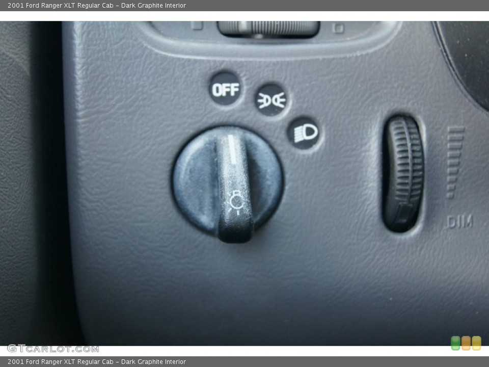 Dark Graphite Interior Controls for the 2001 Ford Ranger XLT Regular Cab #69956281