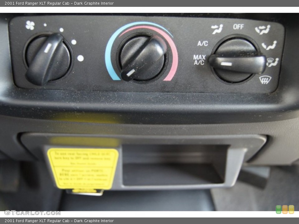 Dark Graphite Interior Controls for the 2001 Ford Ranger XLT Regular Cab #69956308