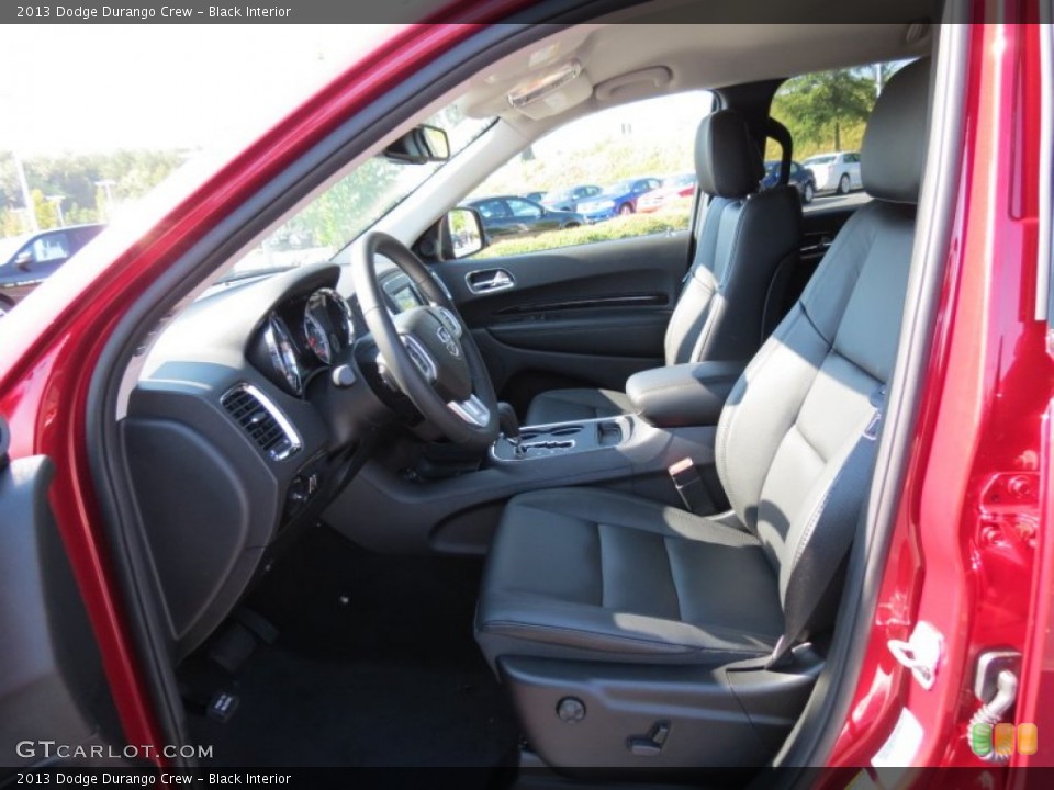 Black Interior Front Seat for the 2013 Dodge Durango Crew #69960022