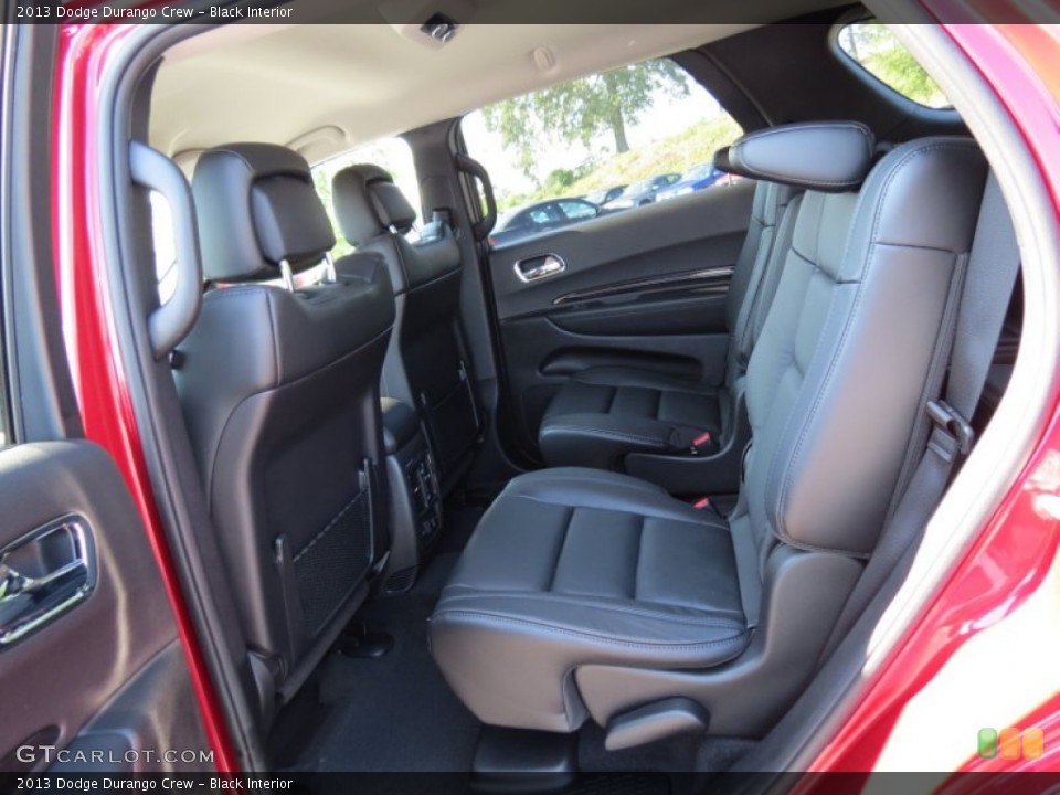 Black Interior Rear Seat for the 2013 Dodge Durango Crew #69960031