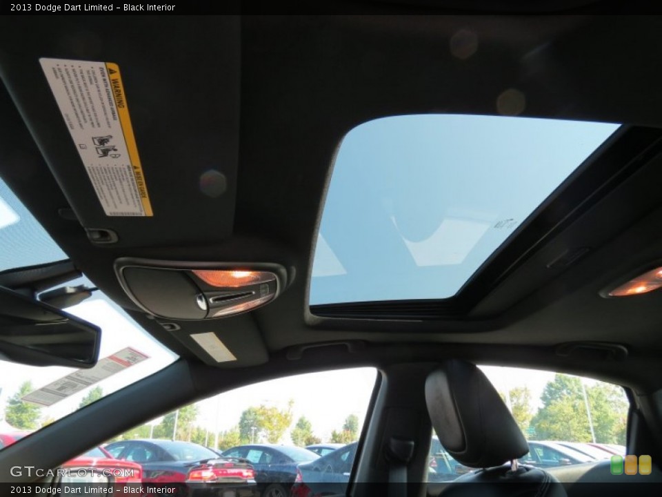 Black Interior Sunroof for the 2013 Dodge Dart Limited #69960253