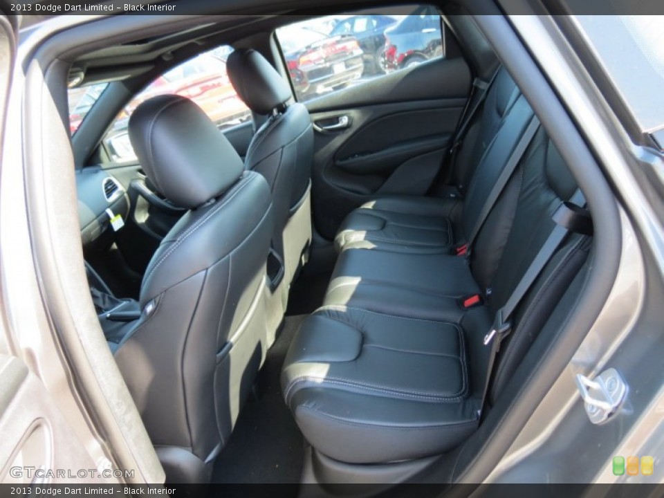 Black Interior Rear Seat for the 2013 Dodge Dart Limited #69960262