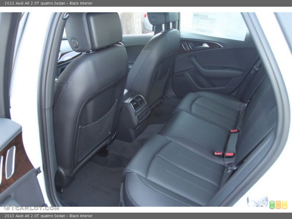 Black Interior Rear Seat for the 2013 Audi A6 2.0T quattro Sedan #69960688