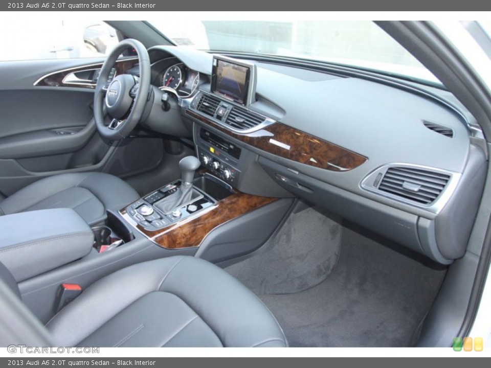 Black Interior Dashboard for the 2013 Audi A6 2.0T quattro Sedan #69960775