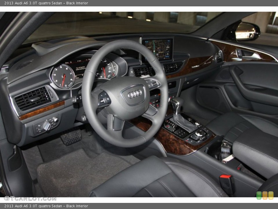 Black Interior Prime Interior for the 2013 Audi A6 3.0T quattro Sedan #69961147