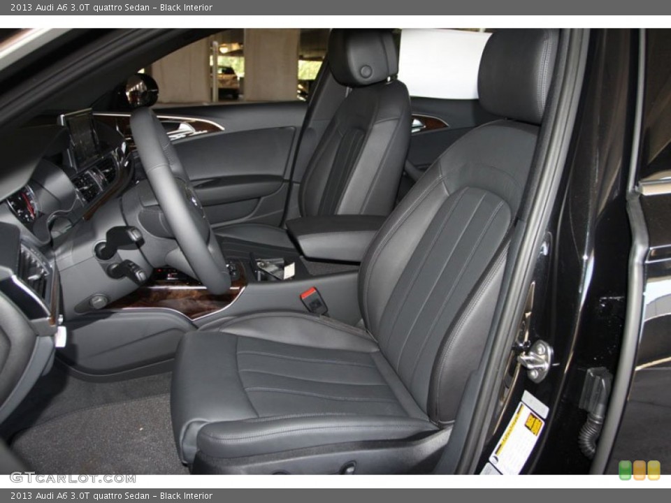 Black Interior Front Seat for the 2013 Audi A6 3.0T quattro Sedan #69961156