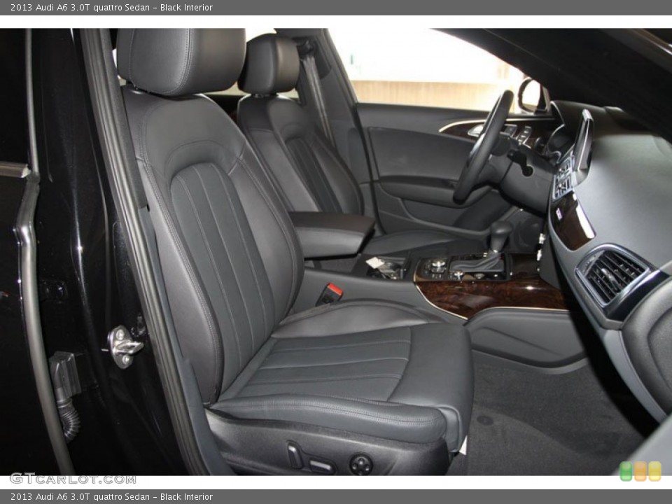 Black Interior Front Seat for the 2013 Audi A6 3.0T quattro Sedan #69961279