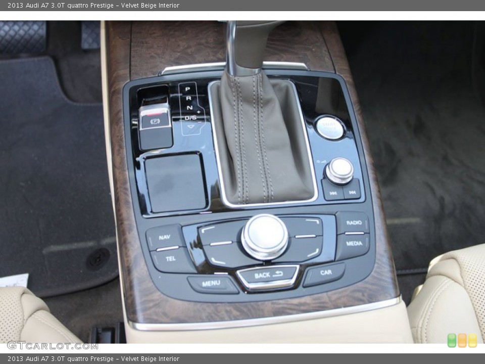Velvet Beige Interior Transmission for the 2013 Audi A7 3.0T quattro Prestige #69961405