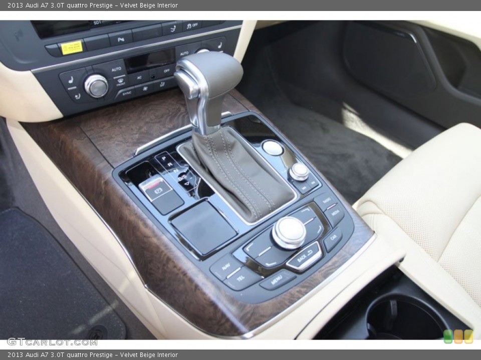 Velvet Beige Interior Transmission for the 2013 Audi A7 3.0T quattro Prestige #69961415