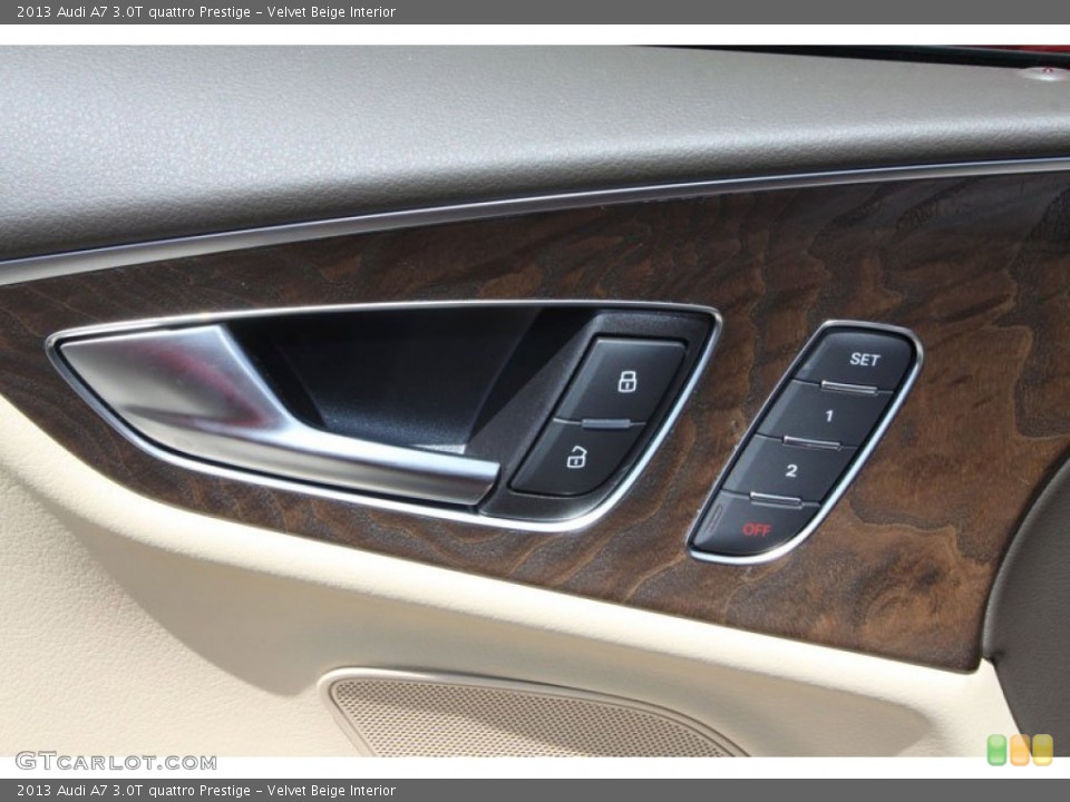 Velvet Beige Interior Controls for the 2013 Audi A7 3.0T quattro Prestige #69961435