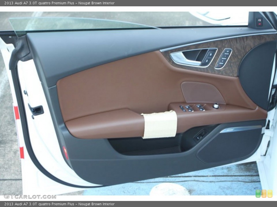 Nougat Brown Interior Door Panel for the 2013 Audi A7 3.0T quattro Premium Plus #69961621