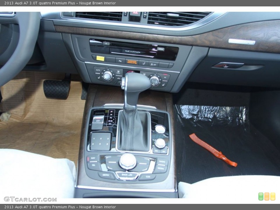 Nougat Brown Interior Transmission for the 2013 Audi A7 3.0T quattro Premium Plus #69961696