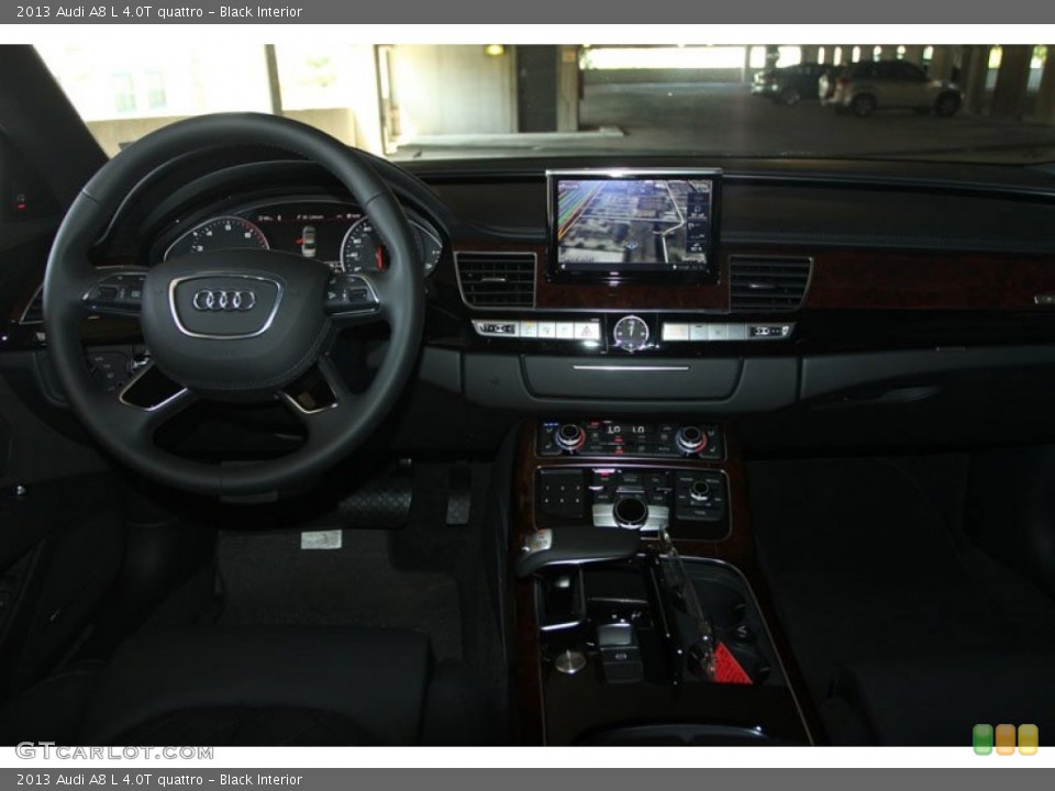 Black Interior Dashboard for the 2013 Audi A8 L 4.0T quattro #69961858