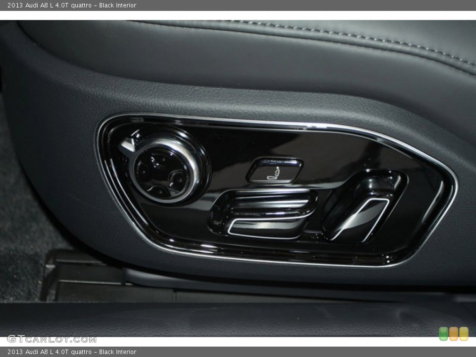 Black Interior Controls for the 2013 Audi A8 L 4.0T quattro #69961918