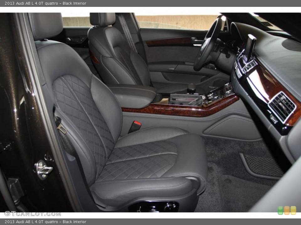 Black Interior Front Seat for the 2013 Audi A8 L 4.0T quattro #69961966