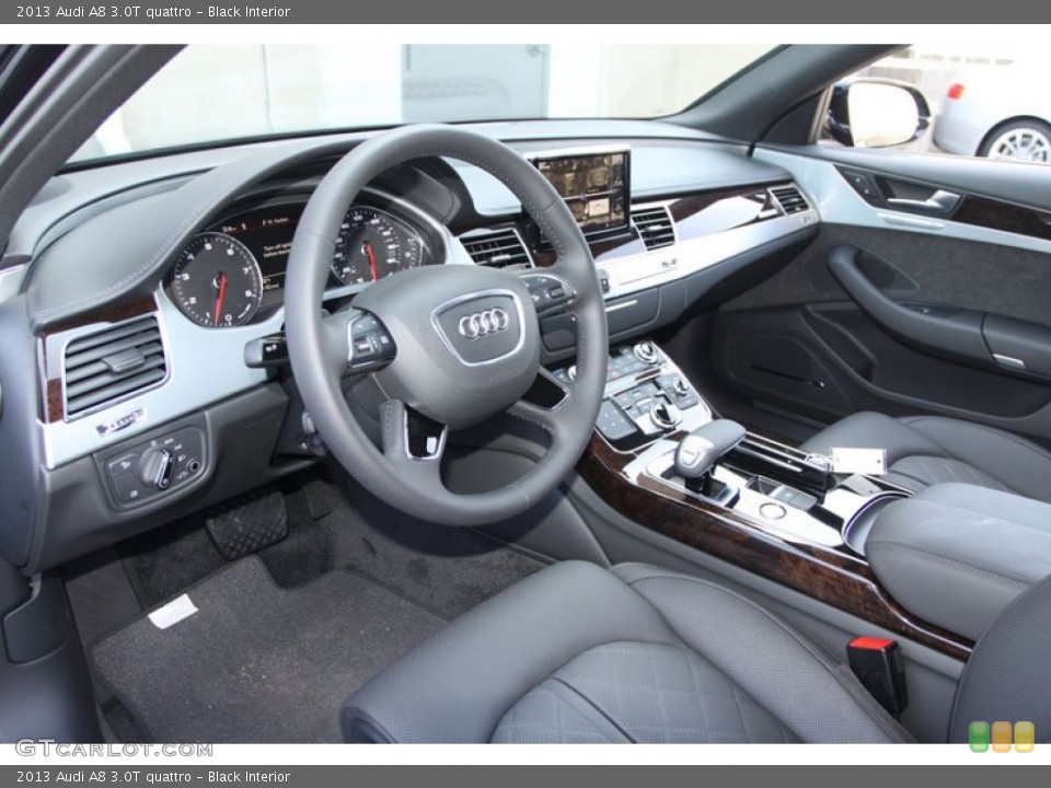 Black Interior Prime Interior for the 2013 Audi A8 3.0T quattro #69962095