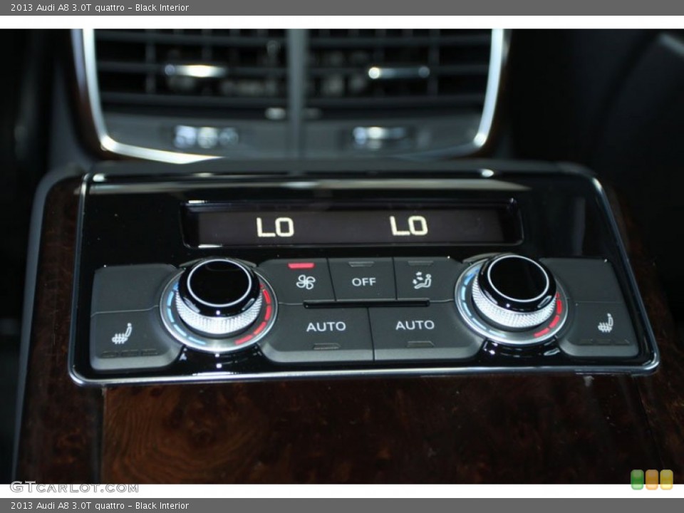 Black Interior Controls for the 2013 Audi A8 3.0T quattro #69962149