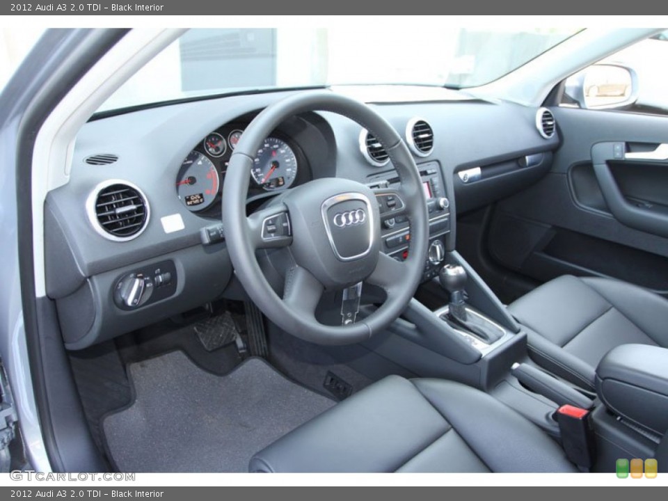 Black Interior Prime Interior for the 2012 Audi A3 2.0 TDI #69963589