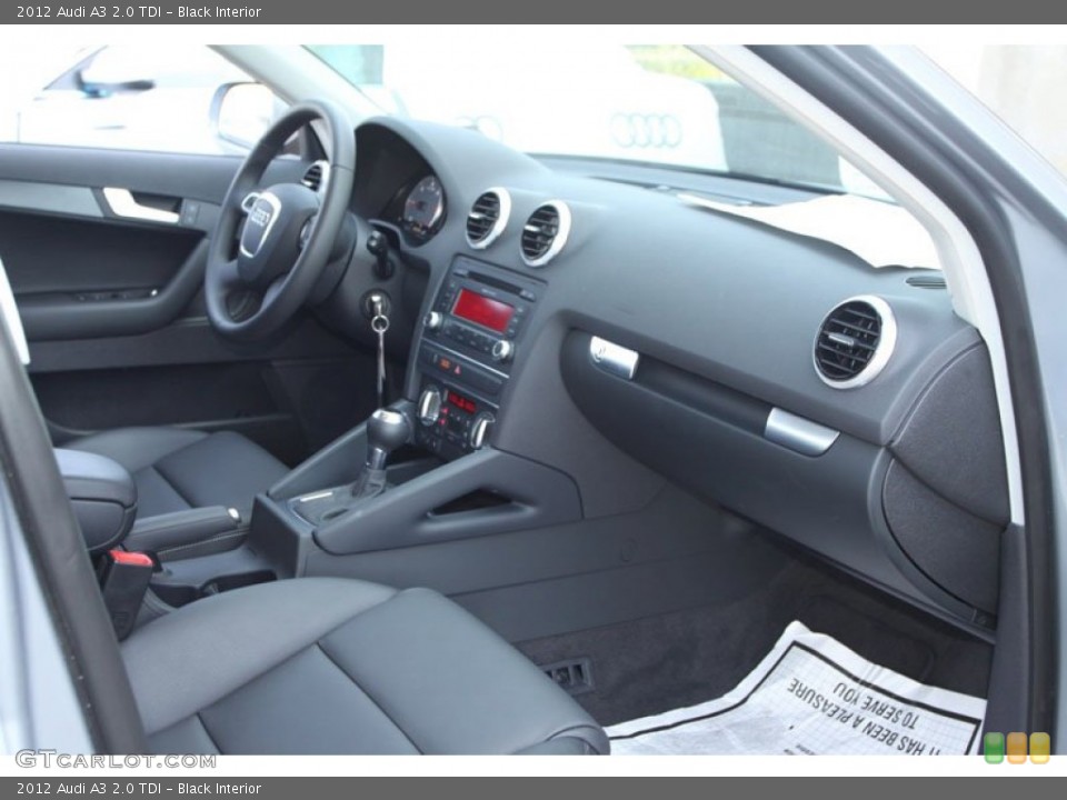 Black Interior Dashboard for the 2012 Audi A3 2.0 TDI #69963697