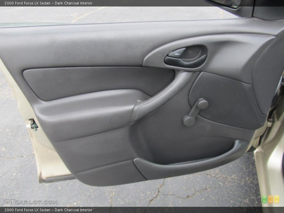 Dark Charcoal Interior Door Panel for the 2000 Ford Focus LX Sedan #69965533