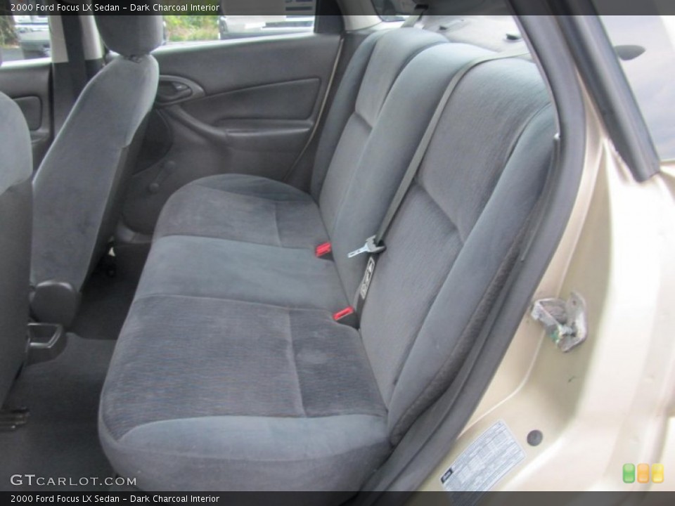 Dark Charcoal Interior Rear Seat for the 2000 Ford Focus LX Sedan #69965548