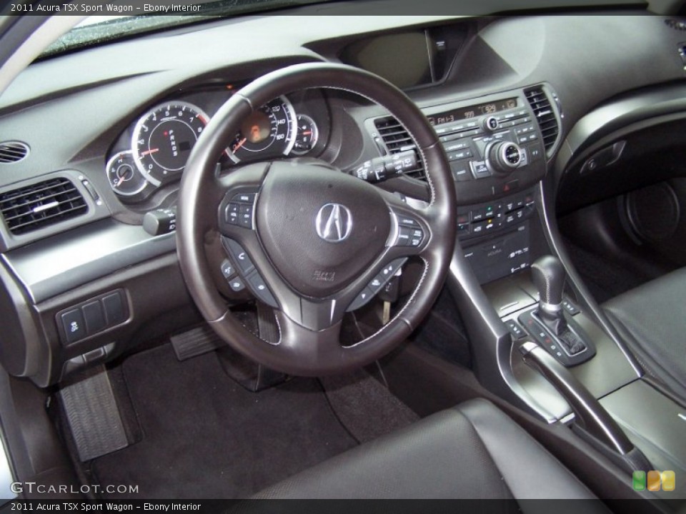 Ebony Interior Prime Interior for the 2011 Acura TSX Sport Wagon #69967891