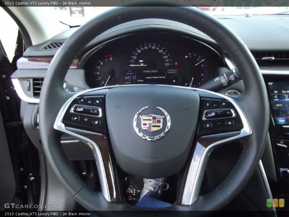 Jet Black Interior Steering Wheel for the 2013 Cadillac XTS Luxury FWD #69968035
