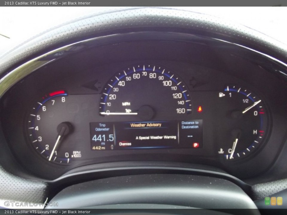 Jet Black Interior Gauges for the 2013 Cadillac XTS Luxury FWD #69968046