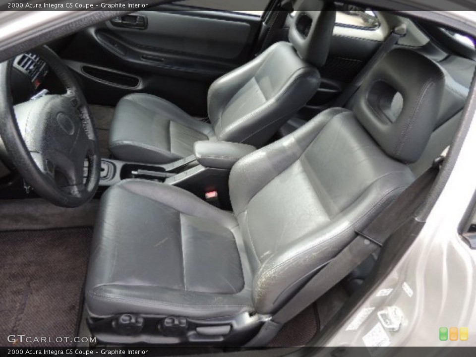 Graphite Interior Front Seat for the 2000 Acura Integra GS Coupe #69968458